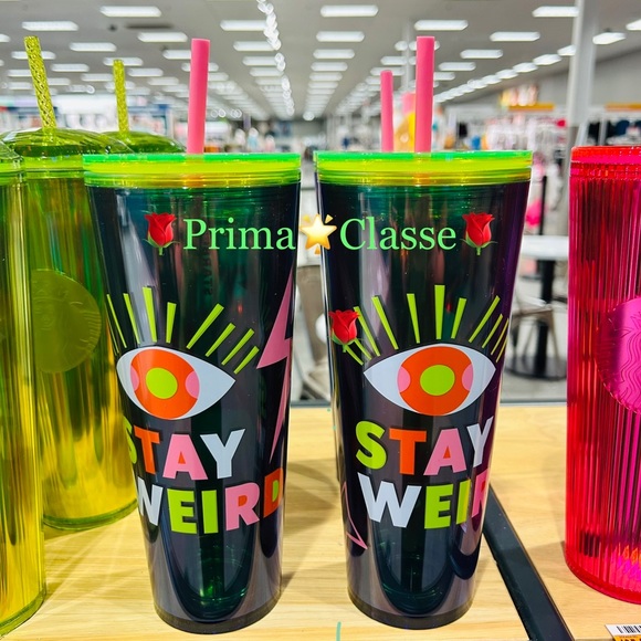 Starbucks Stay Weird Back to School Cup Tumbler Venti 24oz 2023 Target Exclusive - Picture 1 of 11